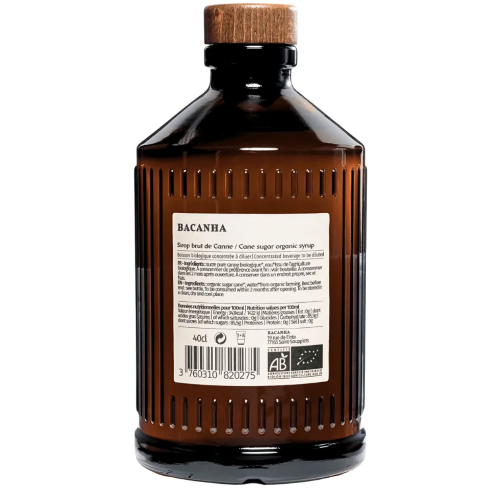 Bacanha Cane Sugar Syrup 400ml