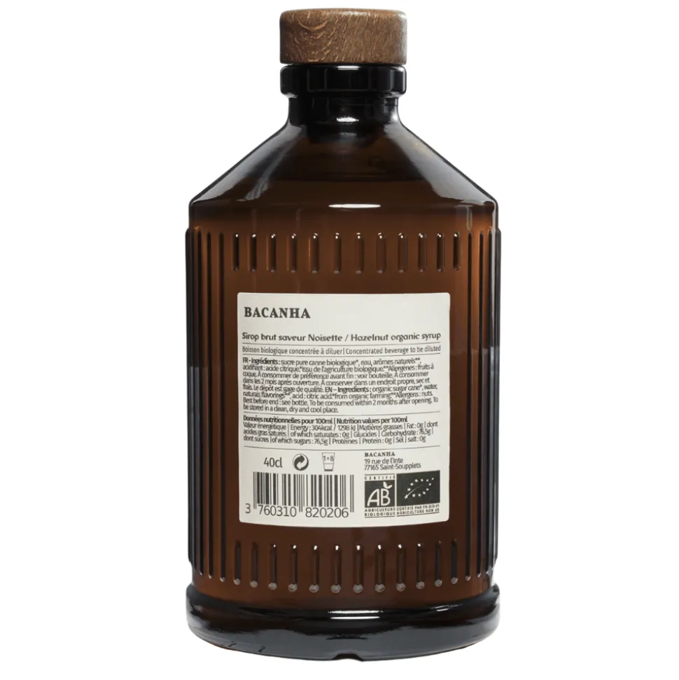 Bacanha Hazelnut Syrup 400ml
