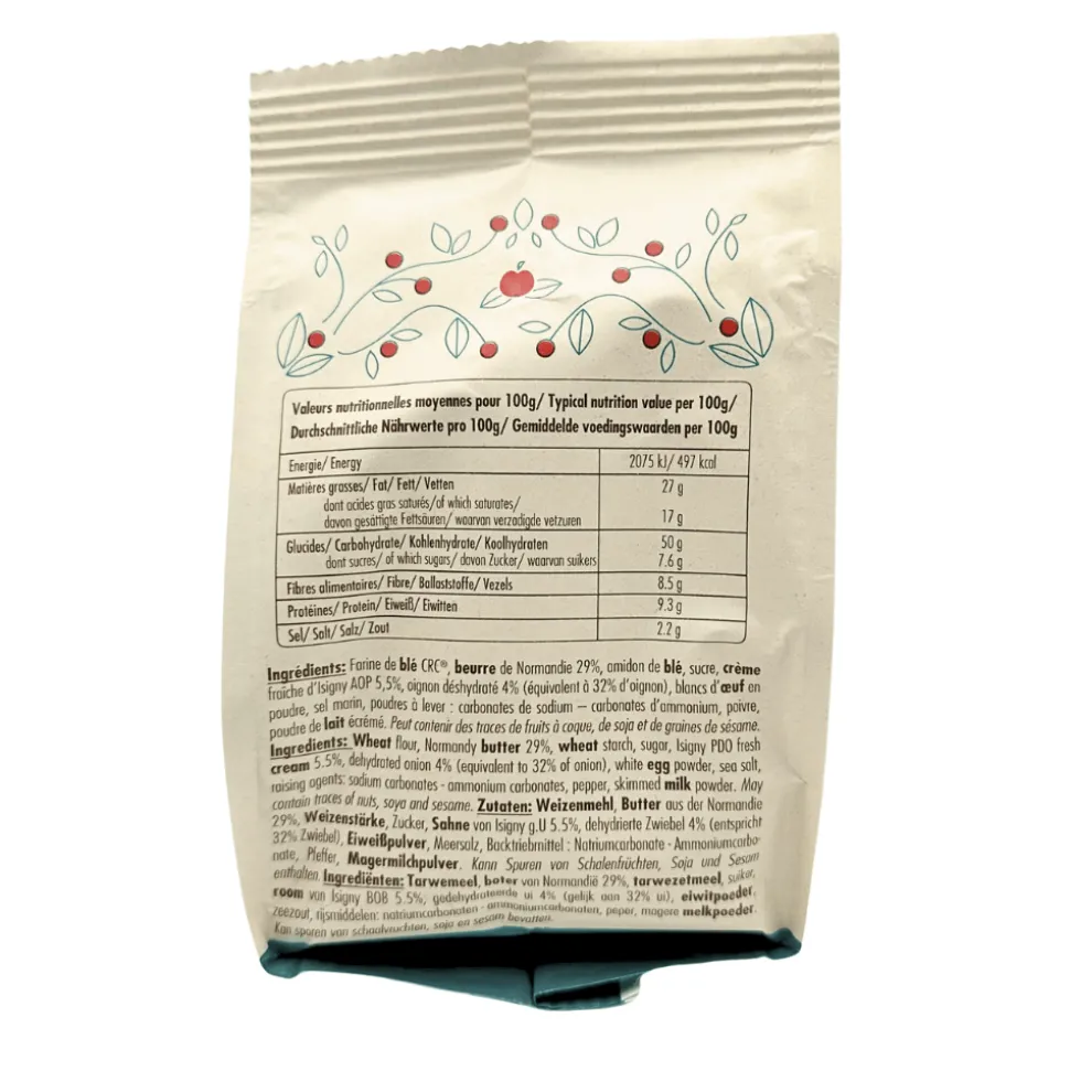 Biscuiterie De L’Abbaye Onion Savoury Biscuits 100g