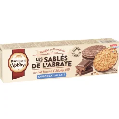 Biscuiterie De L’Abbaye Sable de L’Abbaye Milk Chocolate 130g