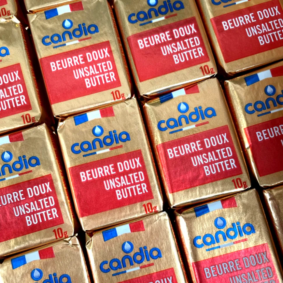 Candia Butter Portions Unsalted 100 x 10g
