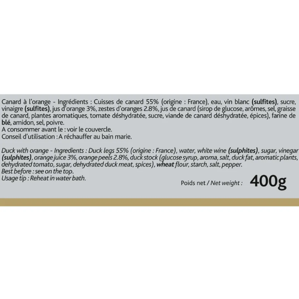 Castaing Duck a l’Orange 400g