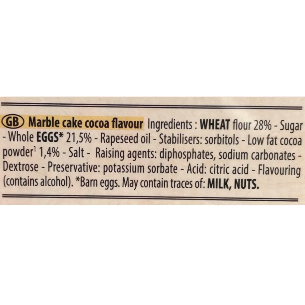 Chocolate Marble Cake 600g