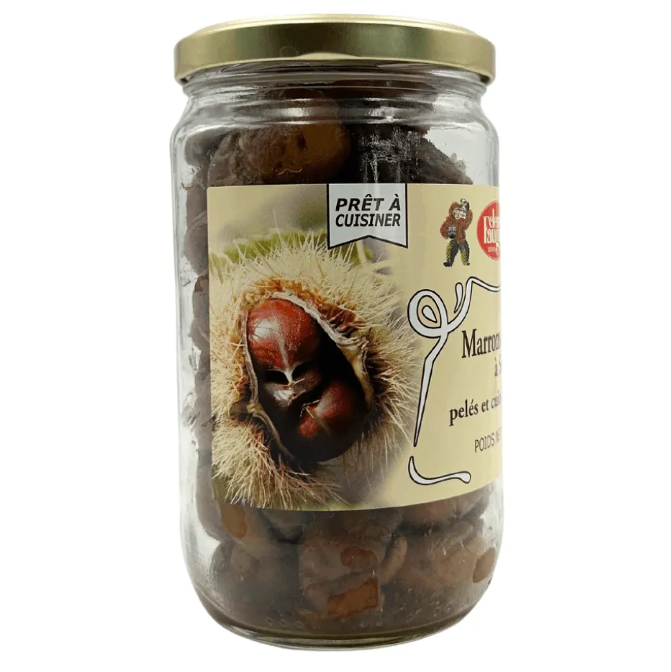 Clement Faugier Whole Peeled and Cooked Chestnut 420g Jar