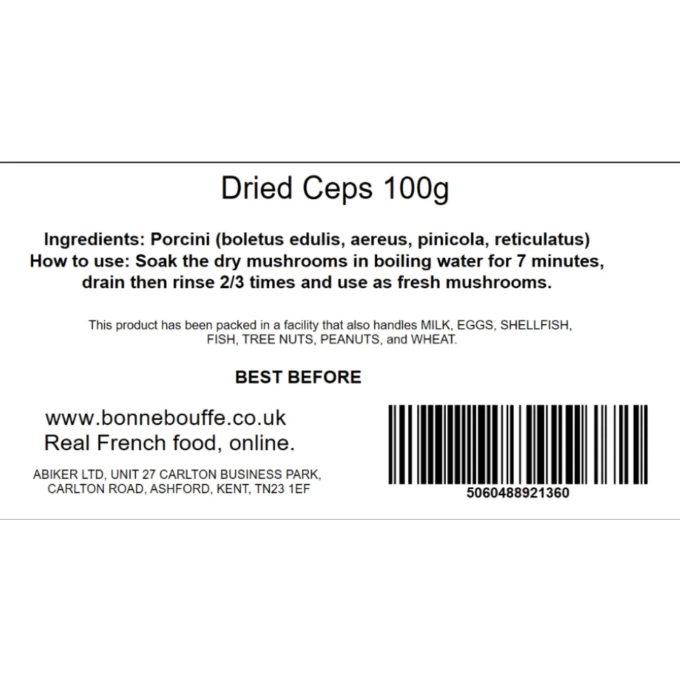 Dried Ceps Mushrooms 100G