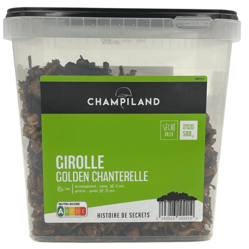 Dried Girolle 500g BEST BEFORE 31/05/25