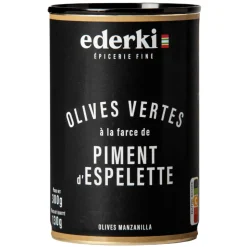 Ederki Green Olives With Piment d’Espelette 300g