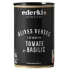 Ederki Green Olives with Tomato and Basil 300g