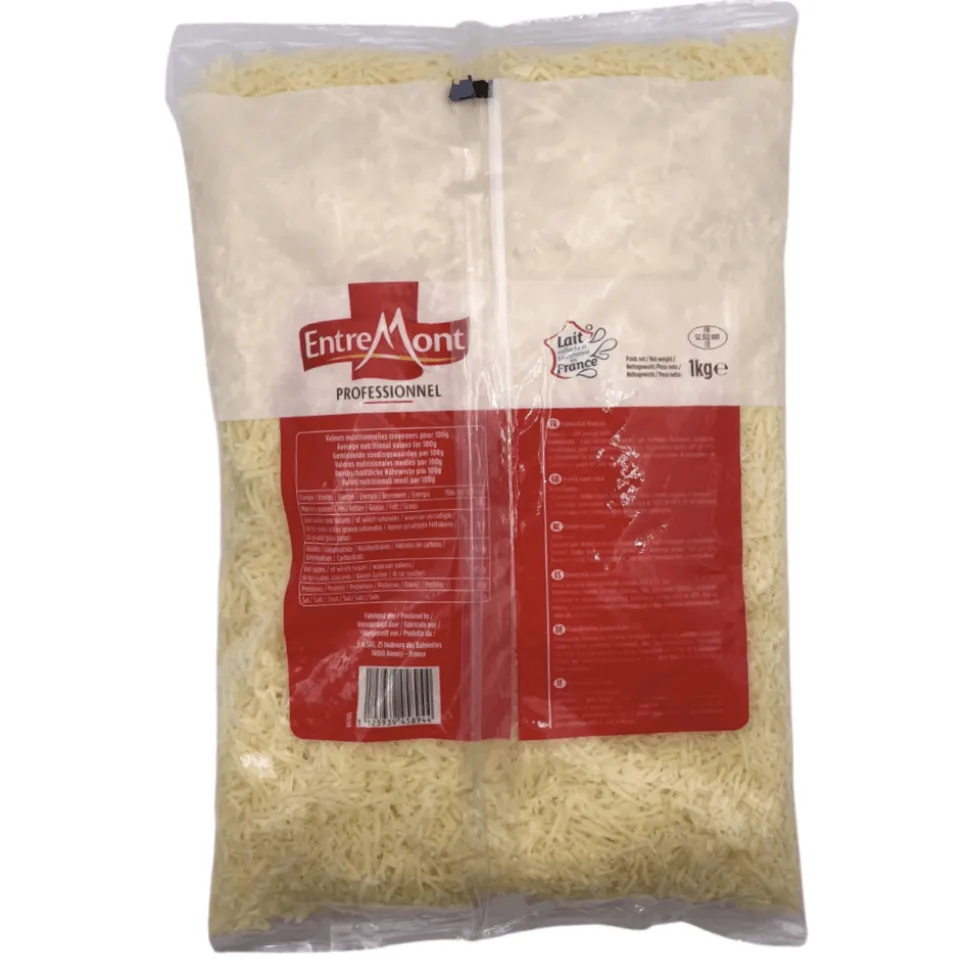 Entremont Grated Emmental 1kg BEST BEFORE 26/04/25