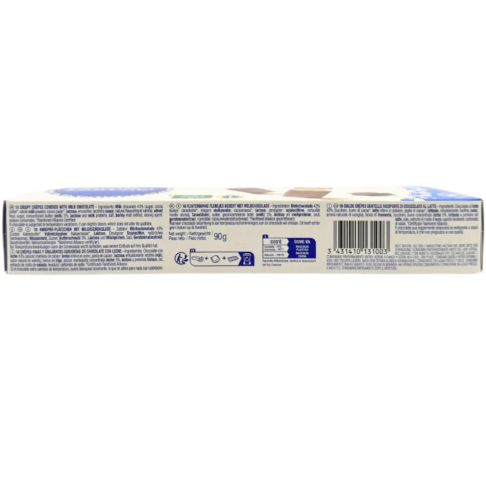 Gavottes Crepes Dentelle with Milk Chocolate 90g