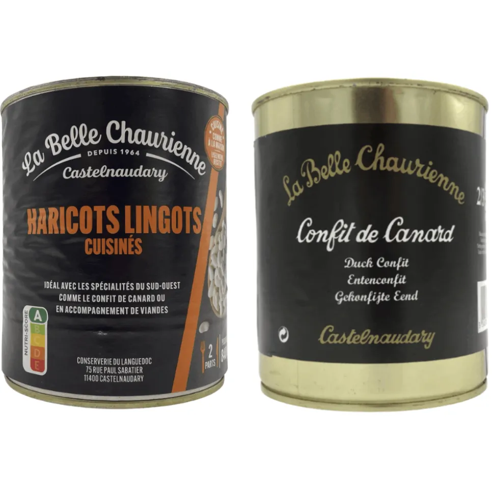 La Belle Chaurienne Confit Duck 800g and Lingot Beans 840g