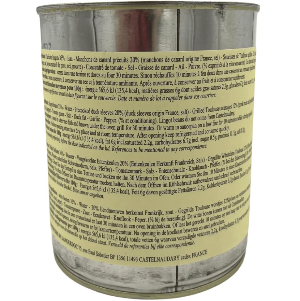La Belle Chaurienne Duck Cassoulet 840g