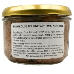 La Belle Chaurienne Farmhouse Terrine Trio: Ceps, Piment d’Espelette and Walnut 180g x 3