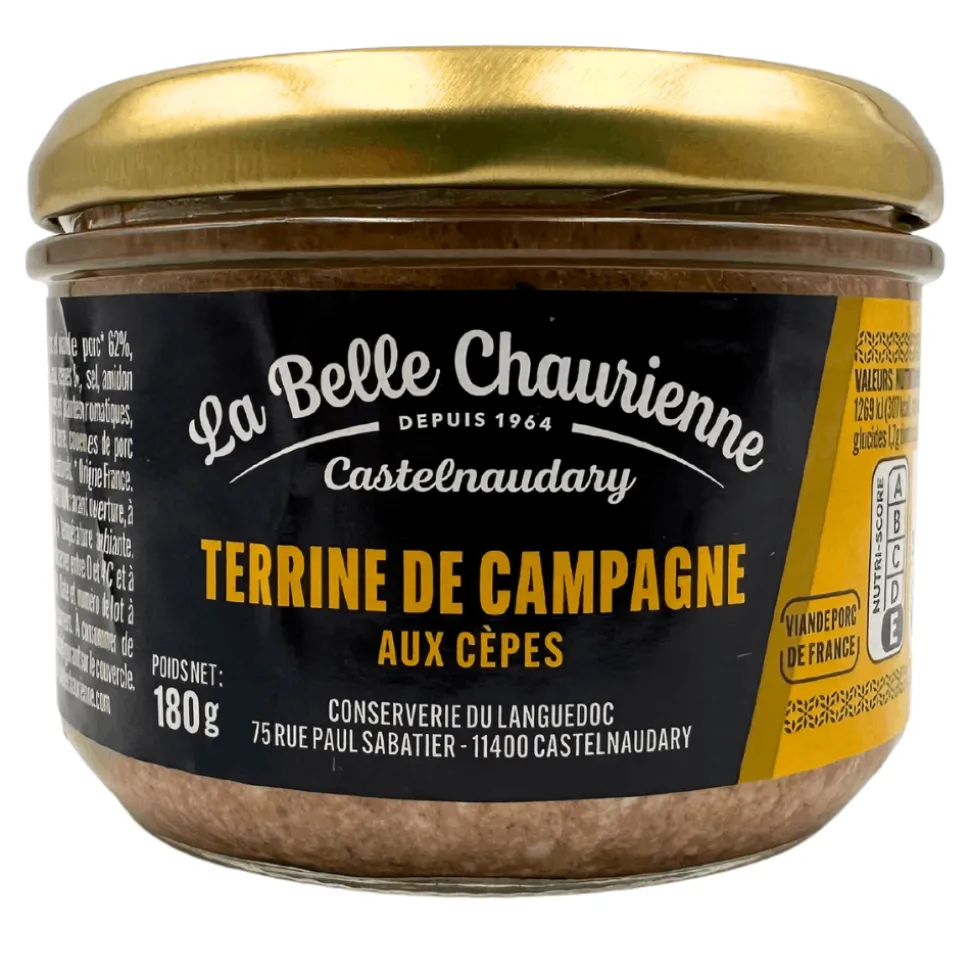 La Belle Chaurienne Farmhouse Terrine with Ceps 180g