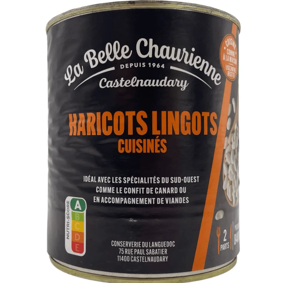 La Belle Chaurienne Lingot Beans Cooked in Duck Fat 840g