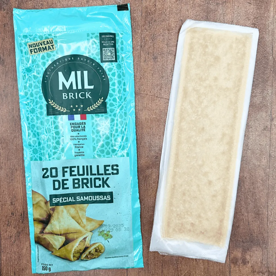 Mil Brick Feuilles de Brick Rectangular 20 Sheets