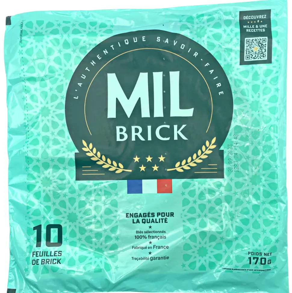 Mil Brick Feuilles de Brick 10 Sheets
