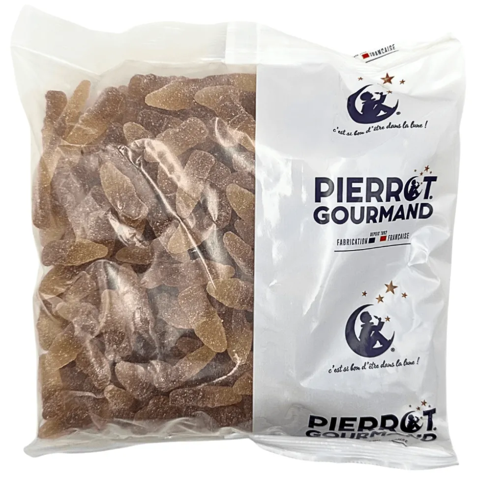 Pierrot Gourmand Vegan Sweets Cola Bottles 1kg BEST BEFORE 30/06/25
