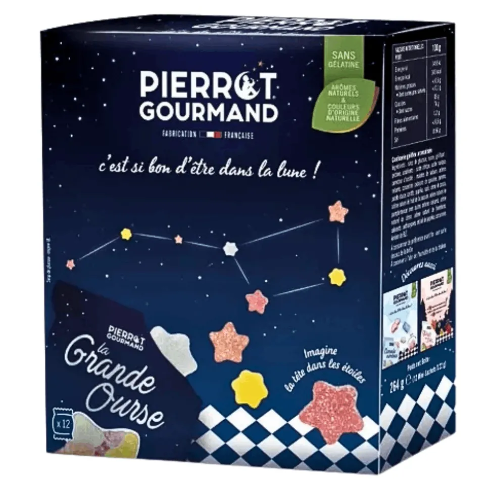 Pierrot Gourmand Vegan Sweets Mini Stars x 12