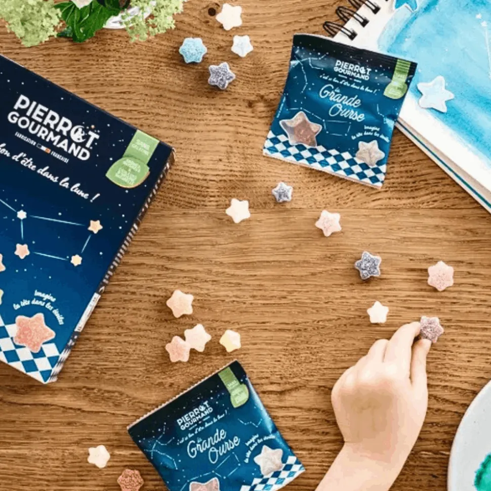 Pierrot Gourmand Vegan Sweets Mini Stars x 12