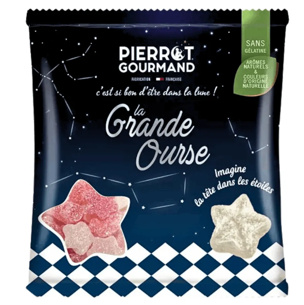 Pierrot Gourmand Vegan Sweets Mini Stars x 12