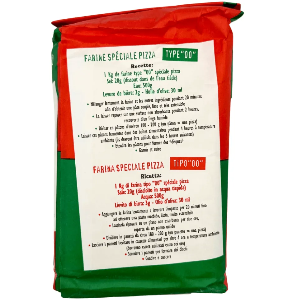 Pizza Making Set: 00 Flour 1kg & Fresh Yeast 42g x 12