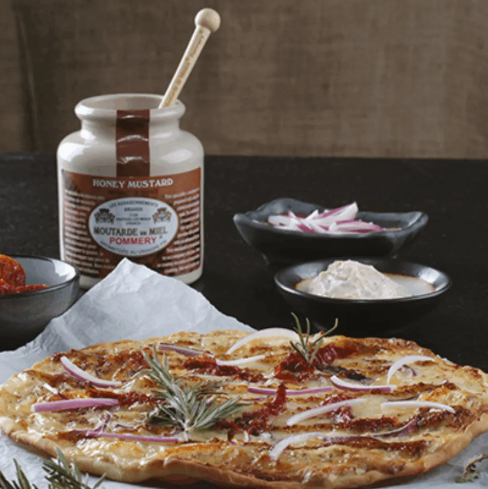 Pommery Mustard Trio with Wholegrain, Honey and Green Peppercorn Mustard 250g x 3