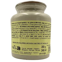 Pommery Wholegrain Mustard with Honey 250g