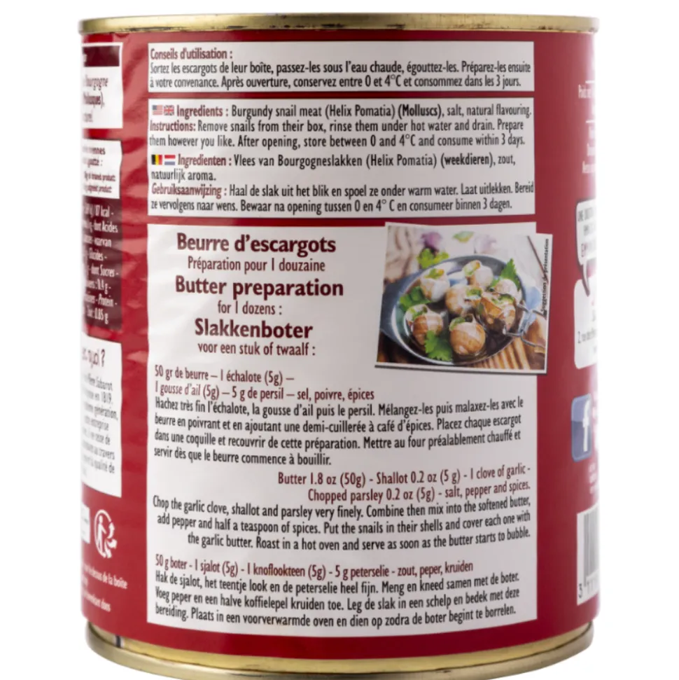 Sabarot Burgundy Snails 10dz