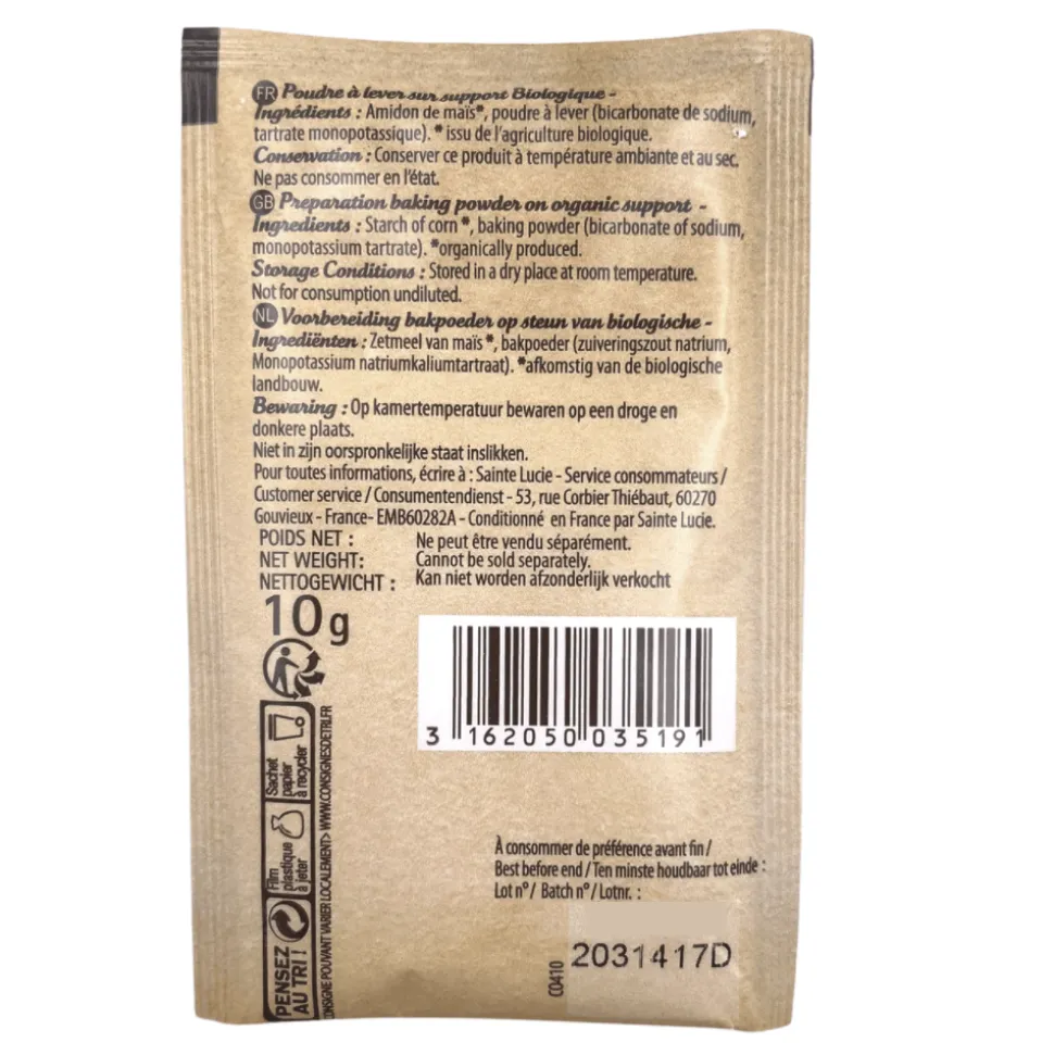 Sainte Lucie Baking Powder 5 x 10g