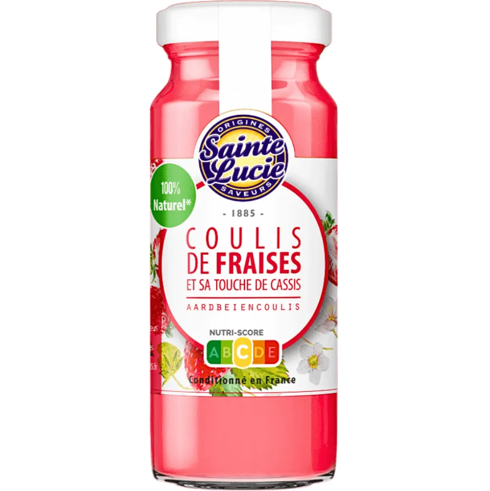 Sainte Lucie Strawberry and Blackcurrant Coulis 110g